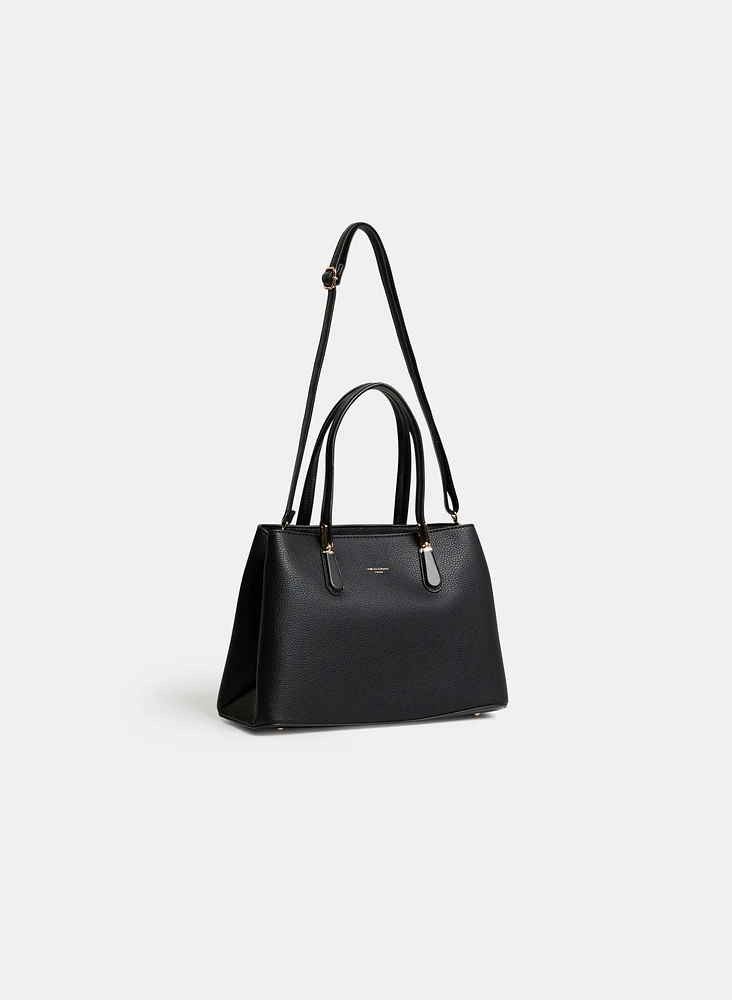 A-Shape Vegan Leather Handbag