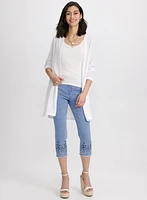 Cardigan ouvert à l'avant