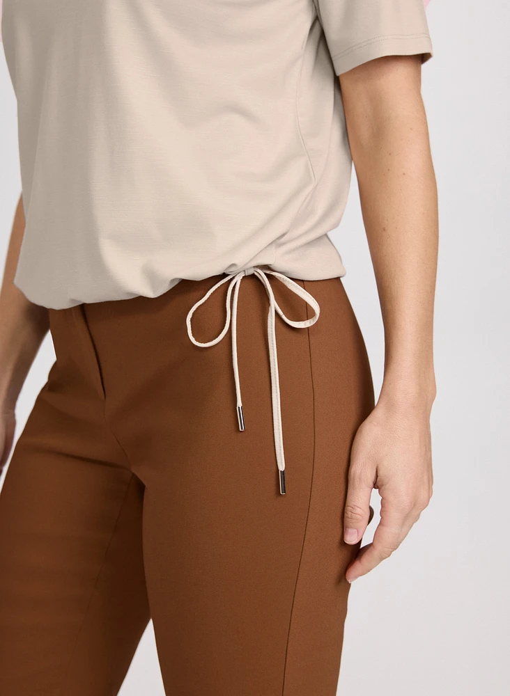 Drawstring Hem T-Shirt
