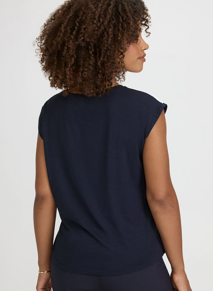 Geometric Print Top