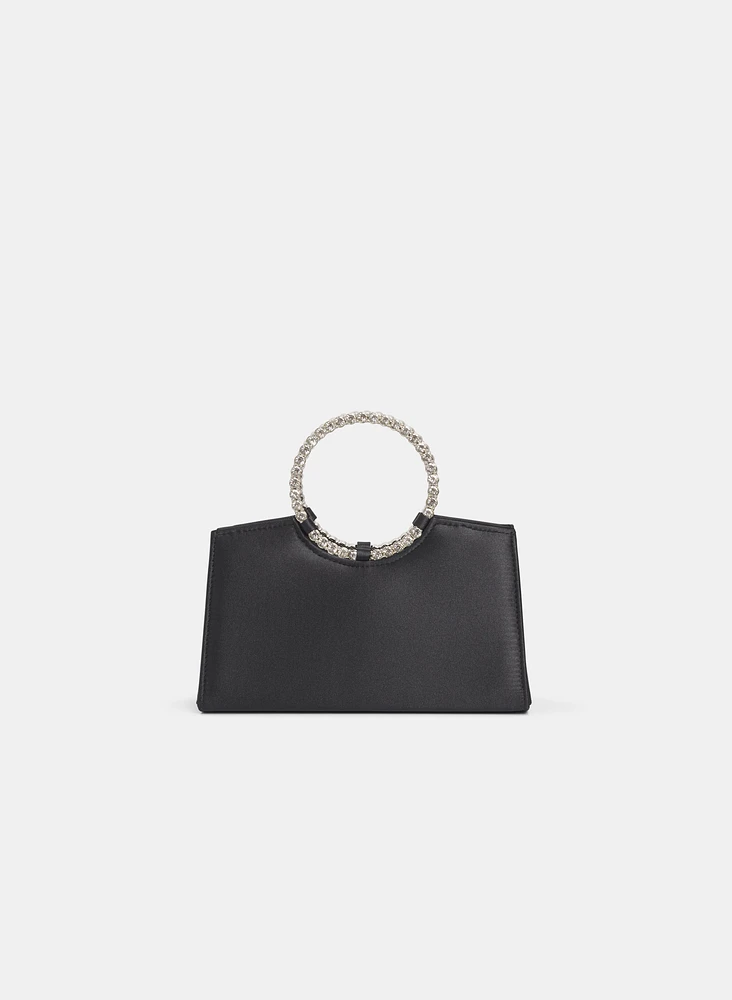 Crystal Top Handle Clutch