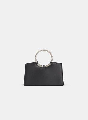 Crystal Top Handle Clutch