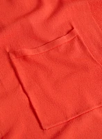 Lateral Slit Patch Pocket Cardigan