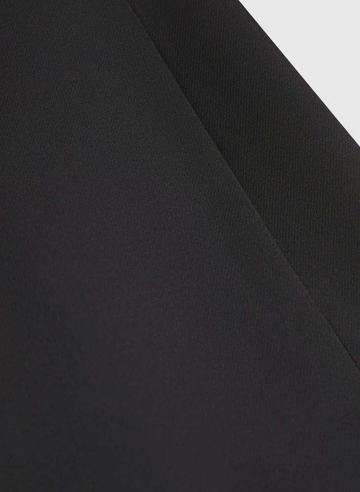 Twill 3/4 Sleeve Blazer