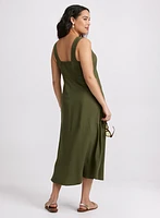 Square Neck Midi Dress