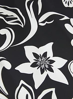 Robe en jersey à motif floral