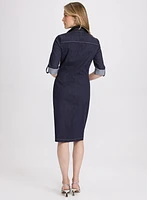 Robe-chemisier en denim