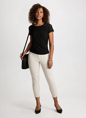 Ankle Length Pull-On Jeans