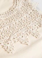 Débardeur à encolure en crochet
