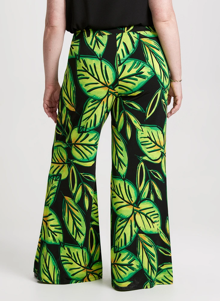 Joseph Ribkoff - Leaf Print Pants