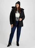 Quilted Jacket & Slim Leg Jeans