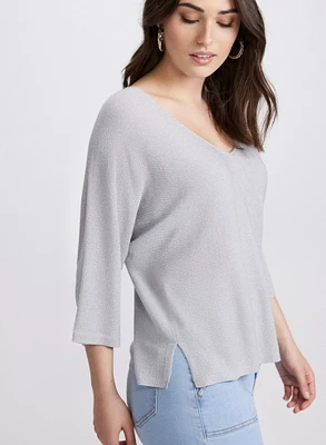 V-Neck Knit Pullover