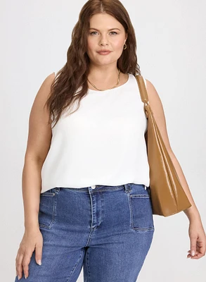 Blouse sans manches étagée