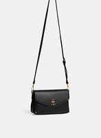 Metallic Detail Cross-Body Bag