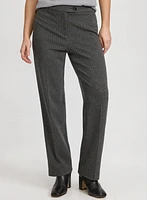Pantalon Olivia large à rayures minces