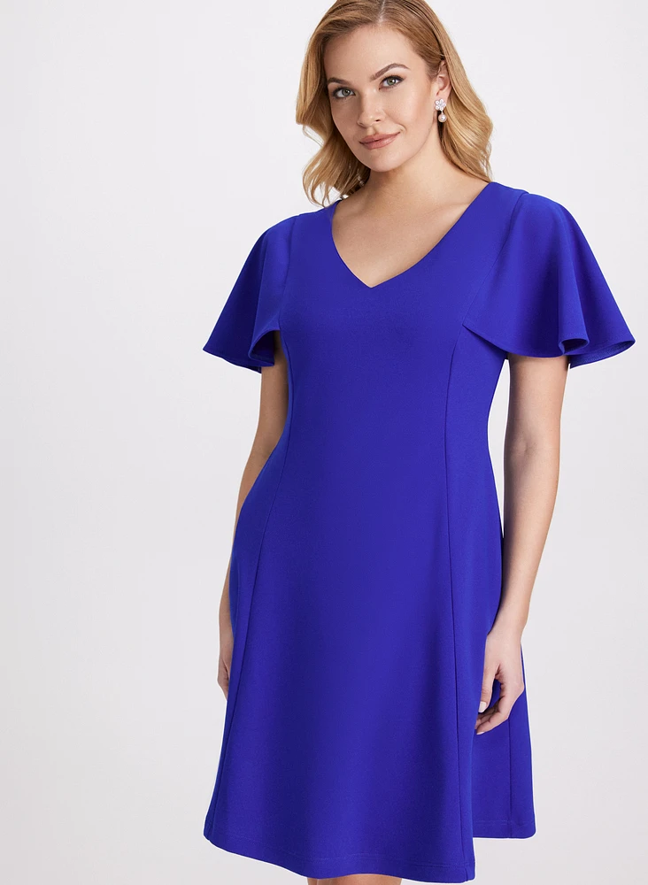 Flutter Sleeve Dress