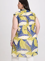 Palm Print Blouse