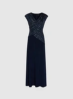 Robe de soirée à paillettes