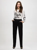 Sofia Pull-On Straight Leg Pants - Tall