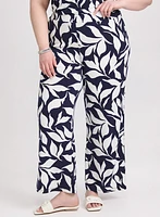 Olivia Printed Wide-Leg Pants