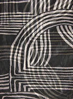 Veste en filet à motif géométrique