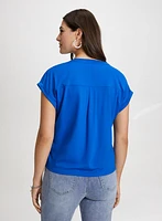 Flap Pocket Detail Top