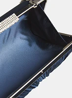 Knot Satin Clutch