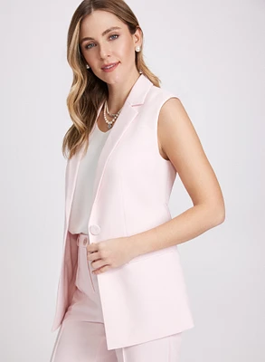 Sleeveless Long Jacket