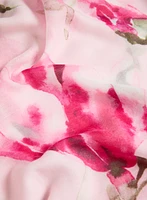 Foulard léger à motif de tulipes