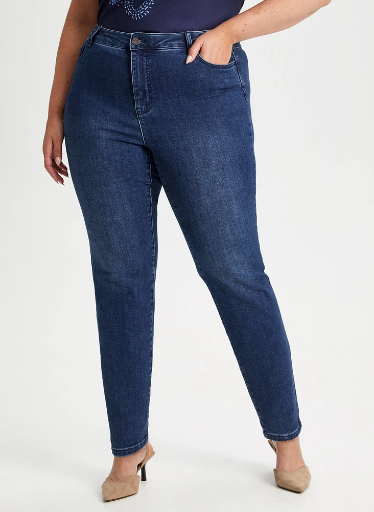 Essential High Rise Slim Leg Jeans