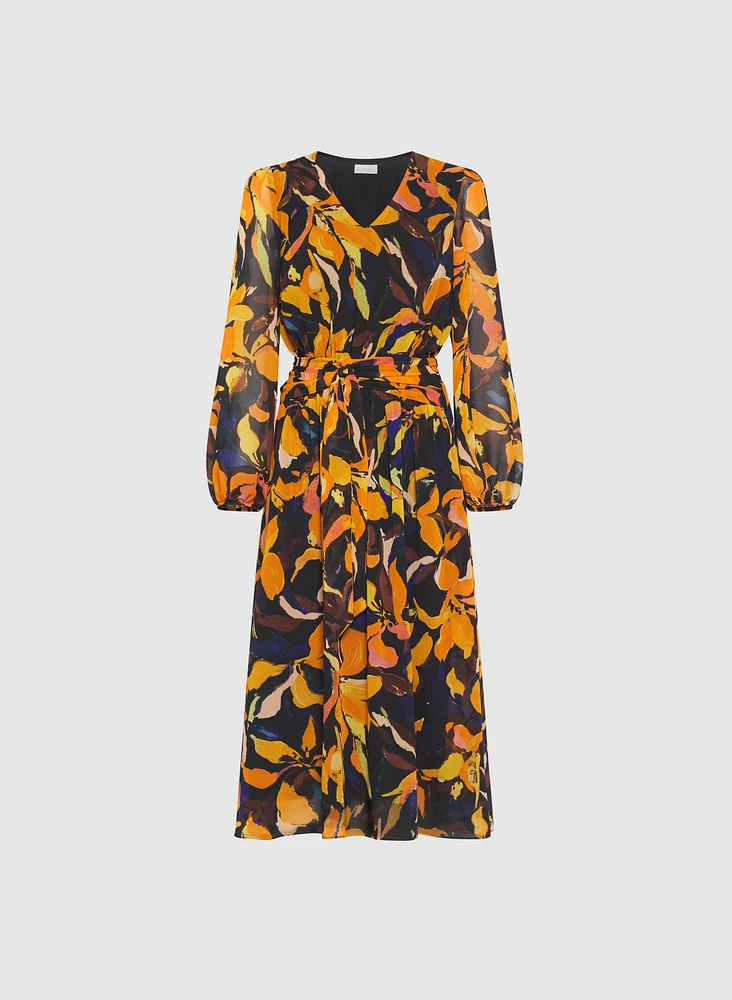 Floral Chiffon Dress