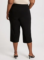 Side Slit Pull-On Capris