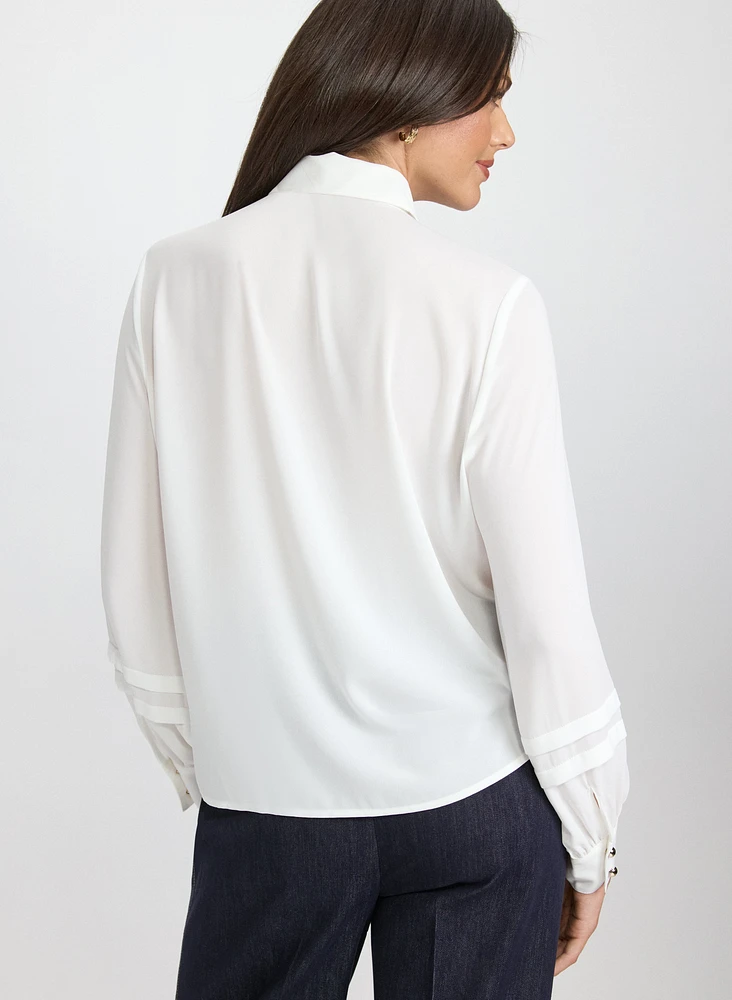 Blouse à boutons