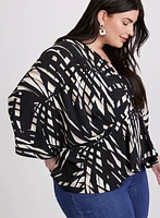 Joseph Ribkoff - Abstract Print Blouse