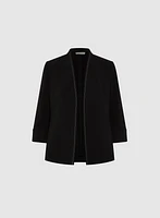 Twill Collarless Jacket