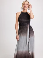 Halter Neck Ombre Effect Dress