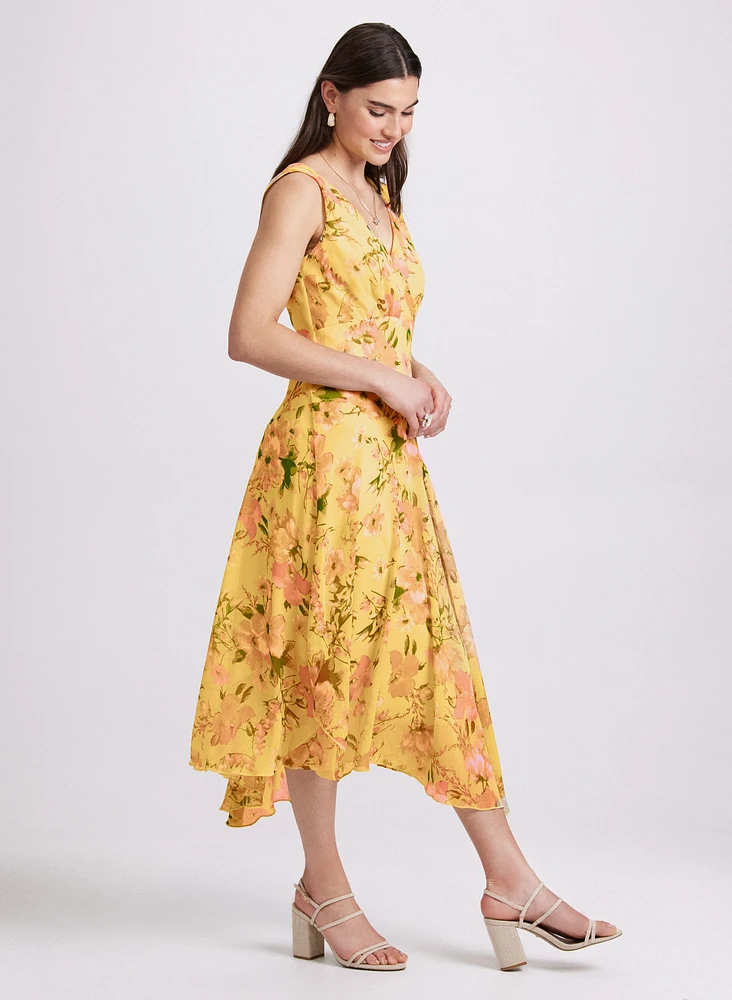 Floral Chiffon Dress