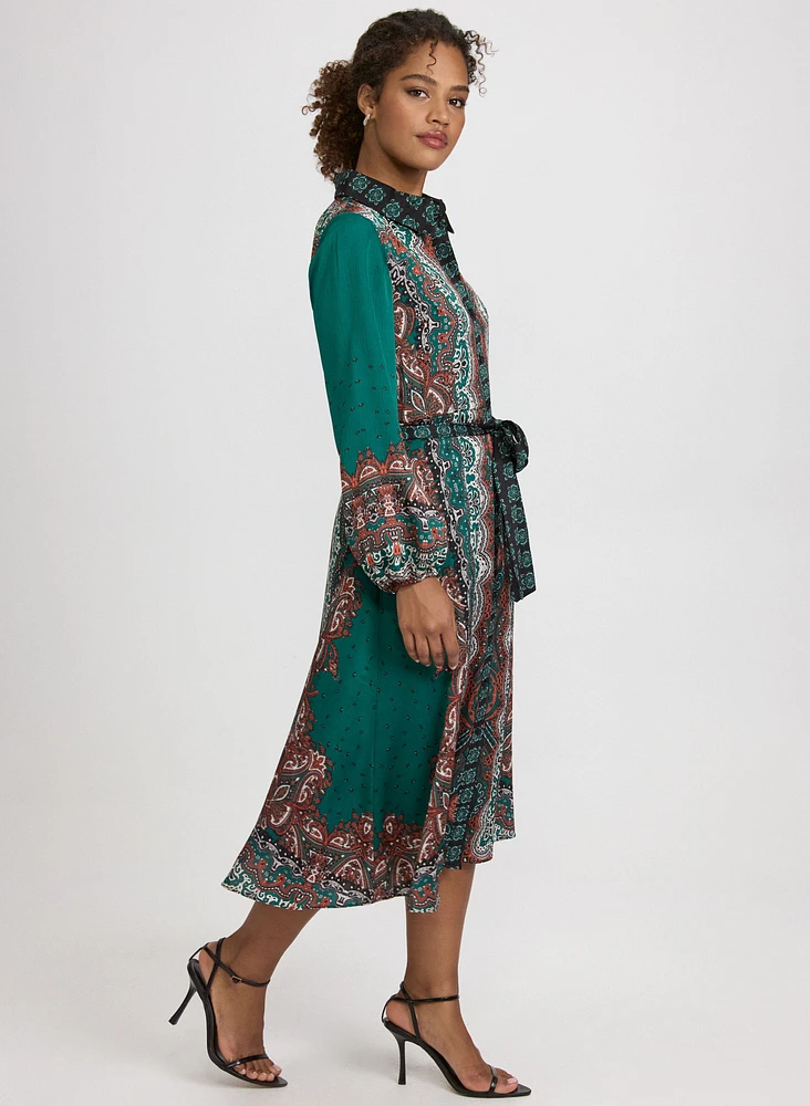 Robe à motif paisley