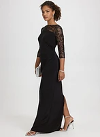Sequined Jersey Dress