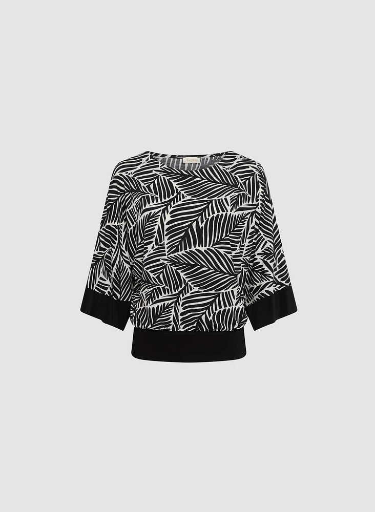 Abstract Leaf Motif Top