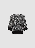 Abstract Leaf Motif Top