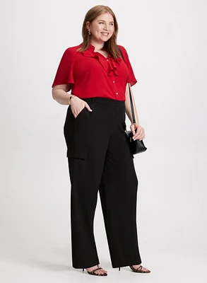 Olivia Cargo Wide-Leg Pants – Regular