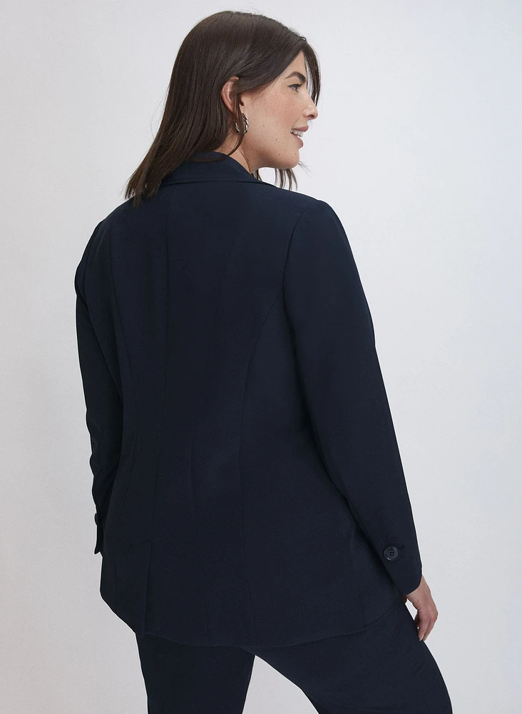 Notched Collar Blazer