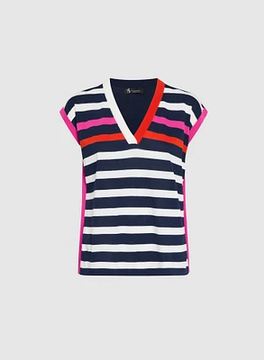 Stripe Front Top