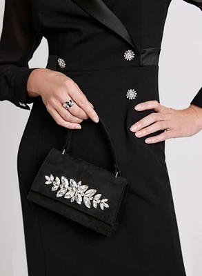 Crystal Embellished Evening Clutch