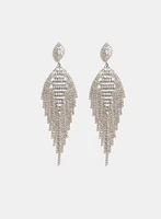 Cubic Zirconia Chandelier Earrings