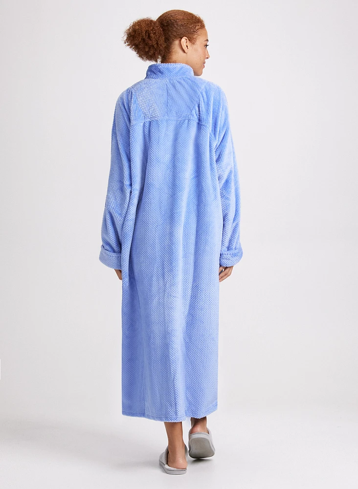 Zip-Front Robe