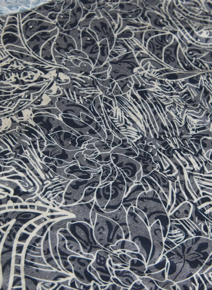 T-shirt à motif paisley