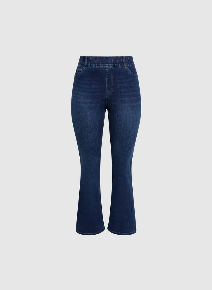 Melanie Lyne - Pull-On Flare Leg Jeans