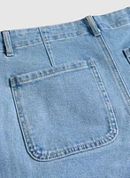 Cropped Wide-Leg Jeans